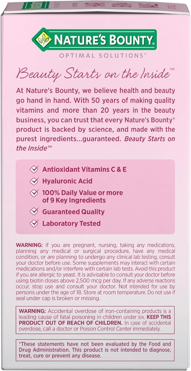 Nature's Bounty Advanced Hair, Skin & Nails, 150 Rapid Release Softgels